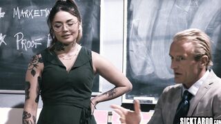 Teen student Vanessa Vega fucks teacher