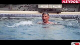 LETSDOEIT - Curvy Ass Latina Canela Skin Has Amazing Sex By The Pool Full Scene
