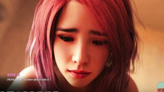 A.O.A. Academy #141 • Skinny oriental struggles with huge cock