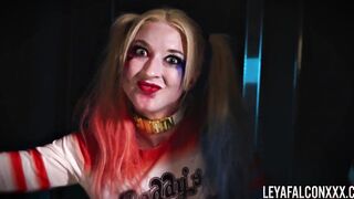 Charming Cosplayer Leya Falcon Blows Giant Ebony Cock