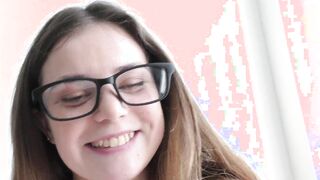 Erotic 18 bookworm learns anatomy on a real long dick ! teens y.o.