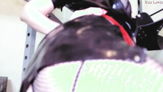 Dominatrix Eva Rubber Bdsm Milf BONDAGE Female Domination Kink Facefuck Sub Bombshell Lick Snatch Older Lover