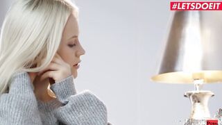 WHITEBOXXX - Hottie Petite Blonde Nikki Hill Takes Her Boyfriends Gigantic Penis Inside Her Twat Full Sex Video