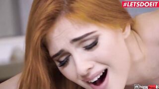TURNED ON HOSTEL - Bro Fucks Long Boobed sexy Redhead Mini Vampp While Bf Is Away