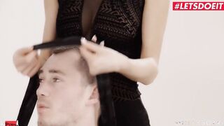 WHITEBOXXX - Blue Eyes sexy Nancy A Oral Bdsm With Her Submissive Husband