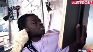 FREAKY HOSTEL - Goddess Hostel Worker Katy Rose Getting Her Dose Of Ebony Cock - LETSDOEIT
