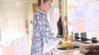 AuntJudys - 58yo Housewife Ms. Molly Jacks you off & Blows your penis (point of view)