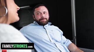FamilyStrokes - Delicious Thick Cougar Melanie Hicks Shares Her Husband's Fat Cock With Dani Blu