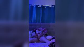 Talking while I cum