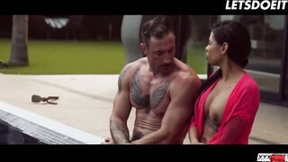 XXXSHADES - (Emilio Ardana, Canela Skin) - Gigantic Ass Latina Women loving A Fat Cock By The Pool