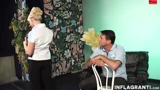 Trashy teacher getting an anally lesson