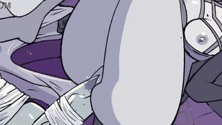 SPIDER BEAUTE Vs. MONSTROUS 12" DONGER (partially)