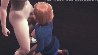 Jujutsu Kaisen Cartoon - Nobara Bj and titjob with Futanari - Japanese chinese Manga Cartoon Sex Tape Game Porn