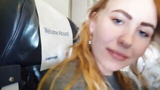 OUTDOORS AIRPLANE Hand Job and Bj