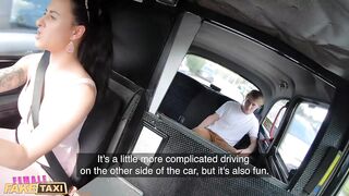 Female Fake Taxi Young Stud Fucks MILF Billie Star and