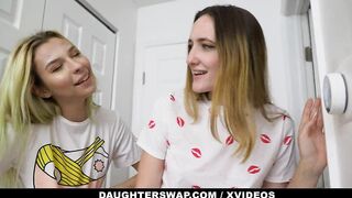 Sleepover Evening Turns Intimate For Turned On Girls (Sophia Sweet) (Everly