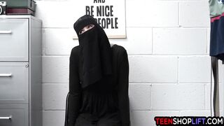 Muslim barely legal Delilah Day stole panties but got busted by