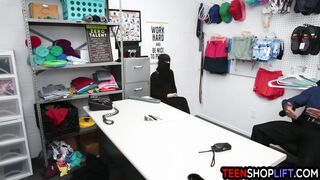 Muslim barely legal Delilah Day stole panties but got busted by