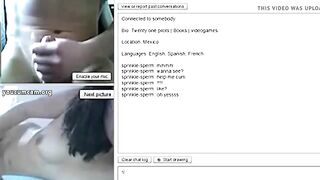 Horny bitch watching bro jerk off