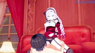Hyakumantenbara Salome and I have insane sex inside the bedroom. - Nijisanji VTuber Animated