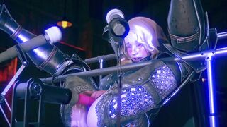 amazingly hot knight banged! by the amazing sex toy machine