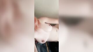 Hottie college bimbo shows off her Hot body and plays with her vagina
