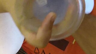 Sexo con una muñeca erotic-Tantaly y mi esposa lame el semen de su culo