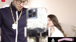 BURNING ANGEL - two Influencers Screwed Hard On Camera And Maddy May Getting Her Twat Plowed