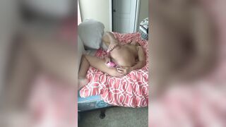 Jeny Flaca Bombshell Fiance getting holes ready for her bull