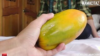 CARNE DEL MERCADO - (Logan Salamanca, Blue Maria) - Sensual Latina Barely Legal Getting Picked Up, Oiled And Nailed By A