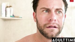 ADULT TIME - Flirty Charlotte Sins Getting Anally Reamed By Her Best Friend's Gigantic Cock Husband
