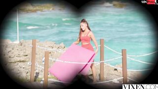 VIXEN Fit Hot Vanna offer stranger a sexual workout