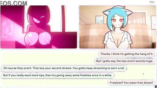 Nicole Risky Job [Hentai game PornPlay ] Ep.two fondling hooters to attract more customers