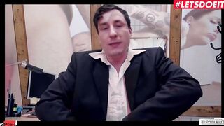 LETSDOEIT - (Jason Steel, Roxxy X) - Long Boobed German Secretary Has Her Tight Snatch Fuck By Her Boss