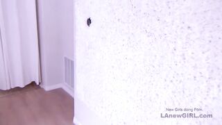 Blonde 20 loves hard cock in cummy pussy