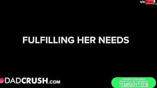 DadCrush - Amazingly Hot Sexual Latina Step Daughter Camila Cortez Disciplined By Stepdaddy's White Penis