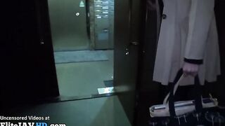 Japanese graceful babe satisfies naughty man