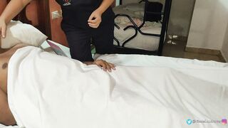Greedy nurse likes to banged with her patients inside the hospital, this time she was caught on secret camera / that nurse is sexy / PART one / NicoleLondrawer / LeandroZimmer