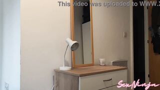 Flashing my cock into front of my step-milf, how she will react
