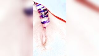 See my vagina cum from my point of view