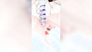 See my vagina cum from my point of view
