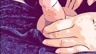 My chastity sub almost had an unauthorized orgasm