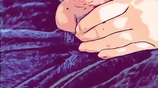 My chastity sub almost had an unauthorized orgasm