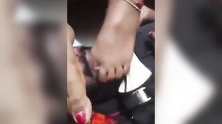 Toes bdsm with my lover