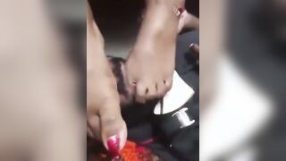 Toes bdsm with my lover