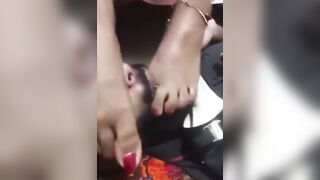 Toes bdsm with my lover