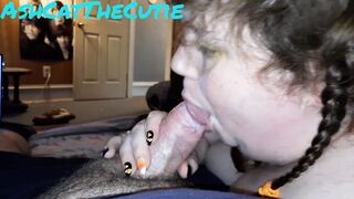 Candy Corn nails point of view FELLATIO (CIM)