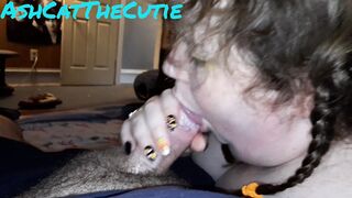 Candy Corn nails point of view FELLATIO (CIM)