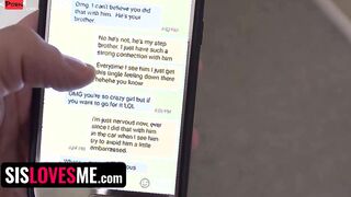 SisLovesMe - Pretty 18 Yo Jennifer Jacobs Pleasures Stepbro By Wrapping