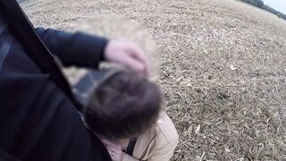 milf inside pantyhose skirt and Beauty panties outside, give her hubby a fellatio and swallows his cum